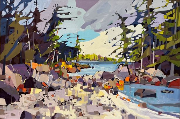 Rick Bond artwork 'Iron Mine Bay' at White Rock Gallery