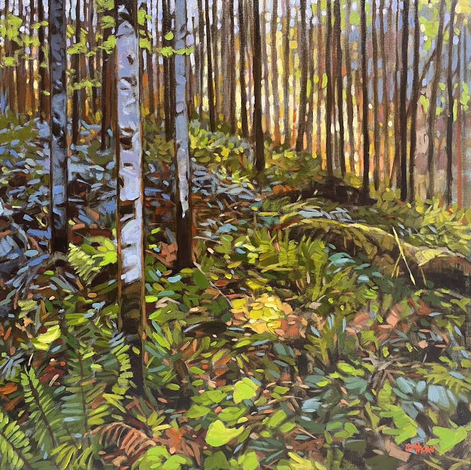 Graeme Shaw artwork 'Alder Morning' at White Rock Gallery