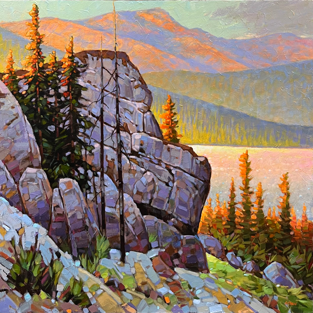 Graeme Shaw artwork 'Golden Hour' at White Rock Gallery