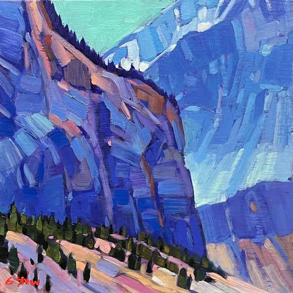 Graeme Shaw artwork 'Summer Slopes' at White Rock Gallery