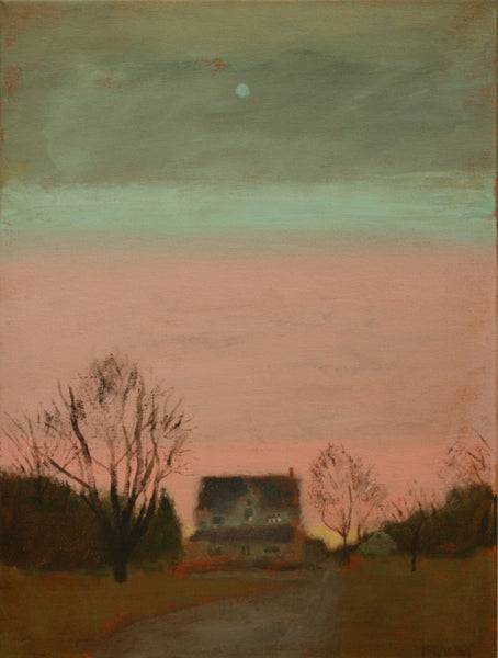 Paul Healey artwork 'Sunset with Moon' at White Rock Gallery