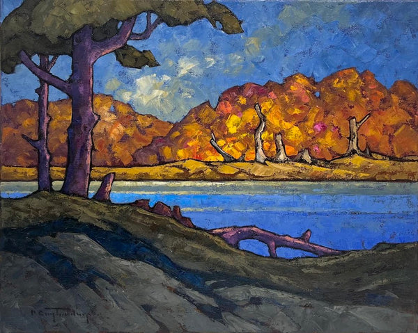 Phil Buytendorp artwork 'Autumn River Bar' at White Rock Gallery