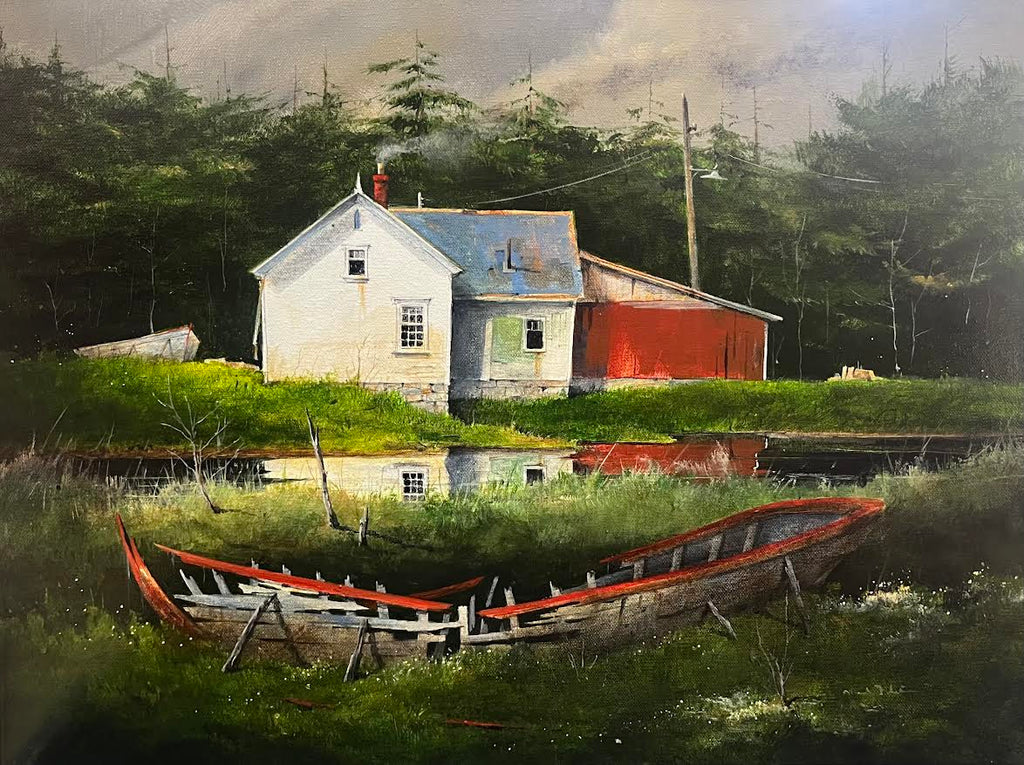 Mark Fletcher artwork 'Mark Fletcher - "Left in the Marsh"' at White Rock Gallery