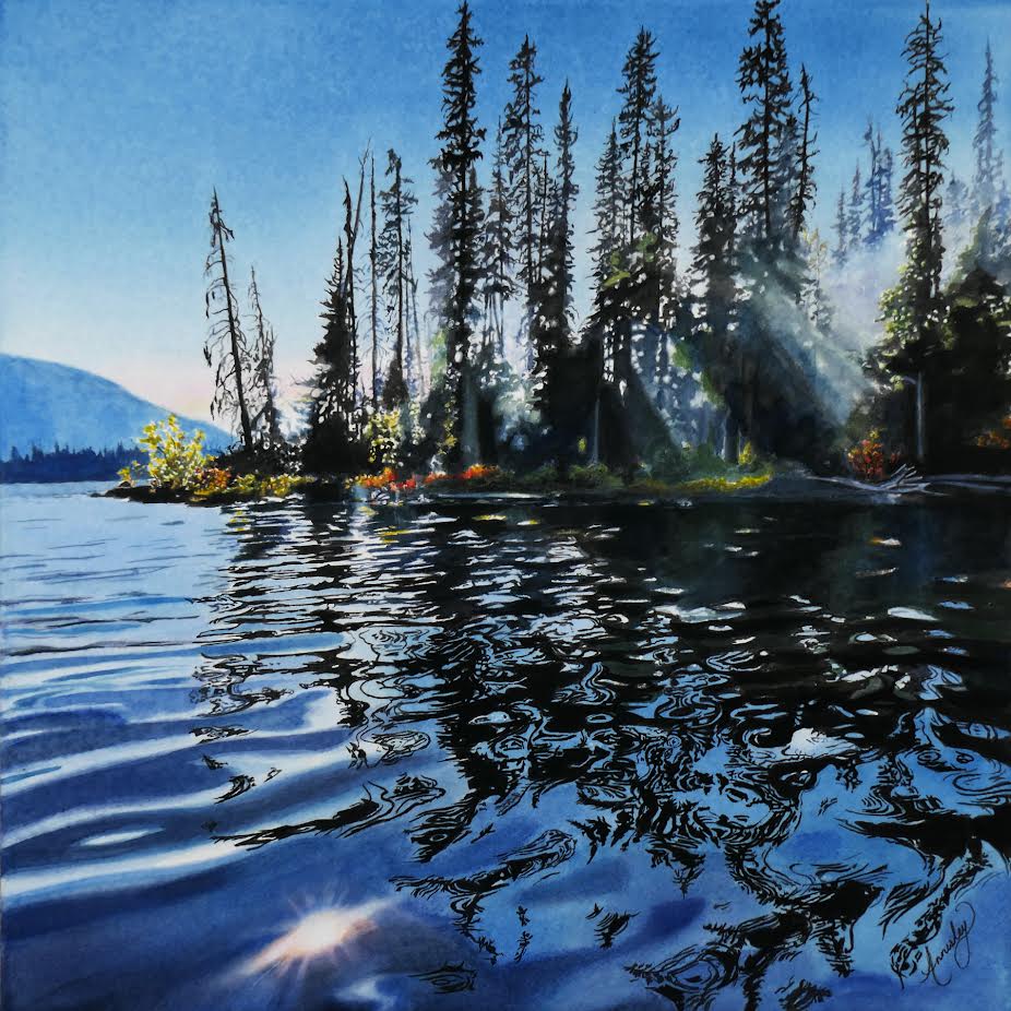 Jennifer Annesley artwork 'Jennifer Annesley - "Writing on Water"' at White Rock Gallery