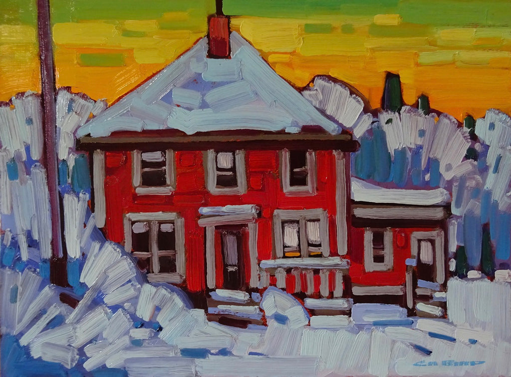 Cameron Bird artwork 'Cameron Bird - Nova Scotia Winter' at White Rock Gallery