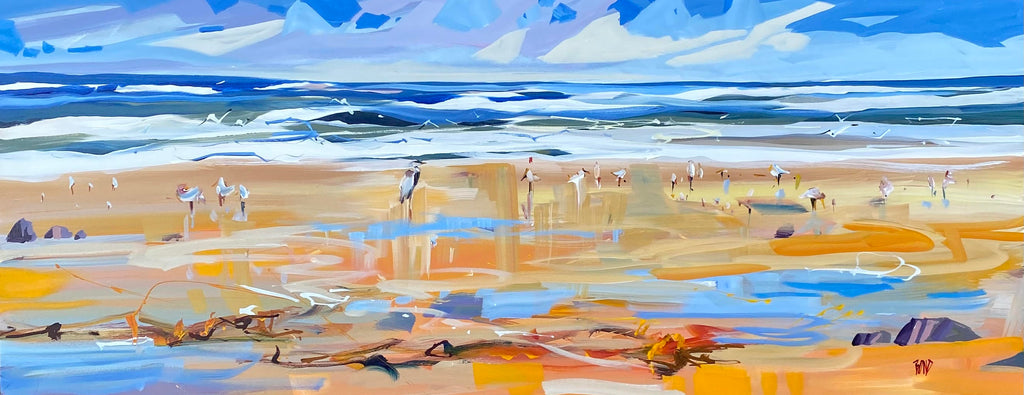 Rick Bond artwork 'Rick Bond - Migration of the Shorebird' at White Rock Gallery