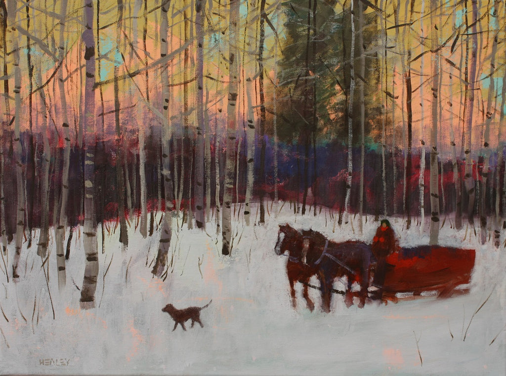 Paul Healey artwork 'Paul Healey - Through the woods' at White Rock Gallery