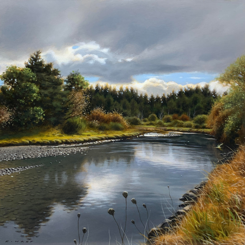 Ray Ward artwork 'Ray Ward - Englishman River Reflections' at White Rock Gallery