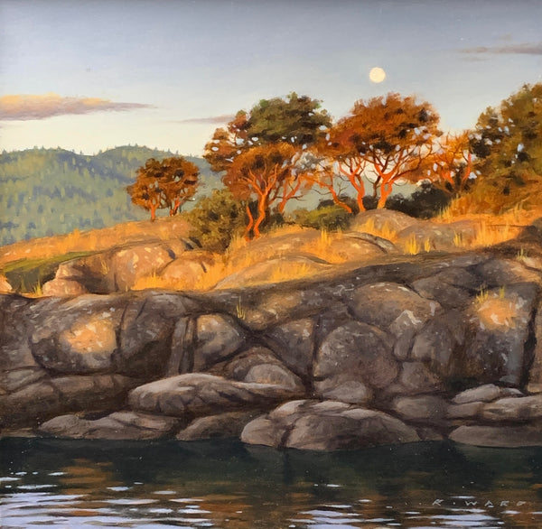 Ray Ward artwork 'Ray Ward - Madrone Point Moonrise' at White Rock Gallery