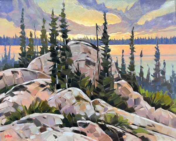 Graeme Shaw artwork 'Graeme Shaw - Russel Lake July N.W.T.' at White Rock Gallery