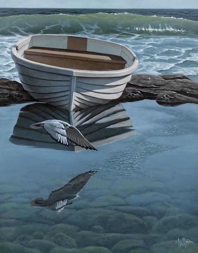 Christopher Walker artwork 'Adrift' at White Rock Gallery