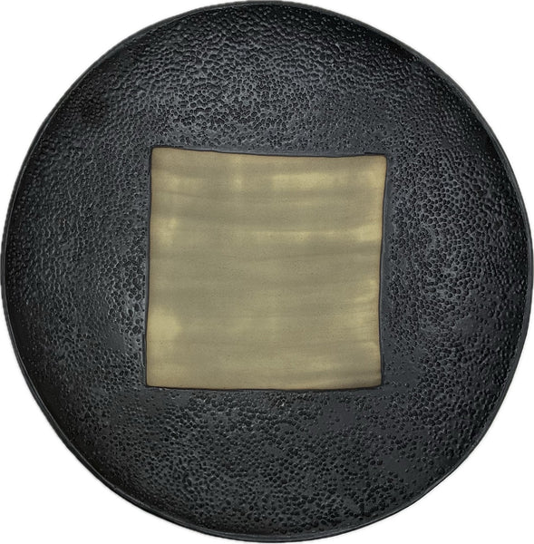 Laurie Rolland artwork 'Circle Square Vessel - LR323' at White Rock Gallery