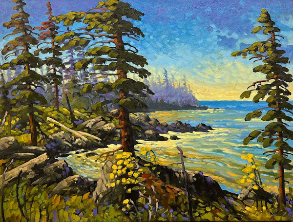 Rod Charlesworth artwork 'Late September, Near Ucluelet' at White Rock Gallery