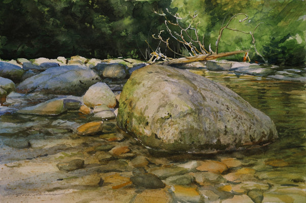 Renato Muccillo artwork 'Upper Kanaka Creek' at White Rock Gallery