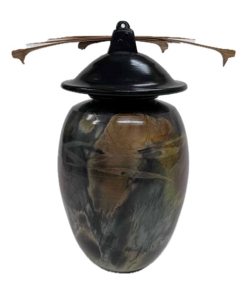 Medium Vase With Lid GS277